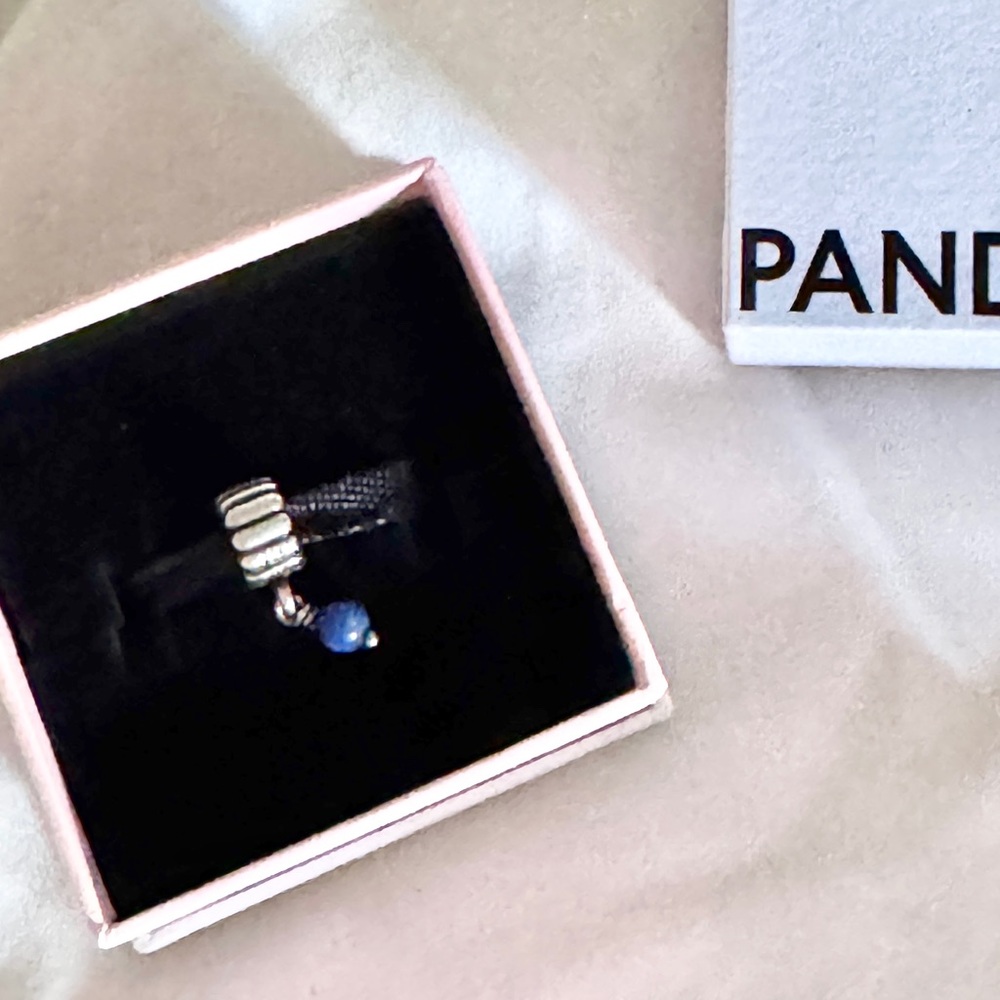 PANDORA charm December birthstone dangle 

Lapis blue